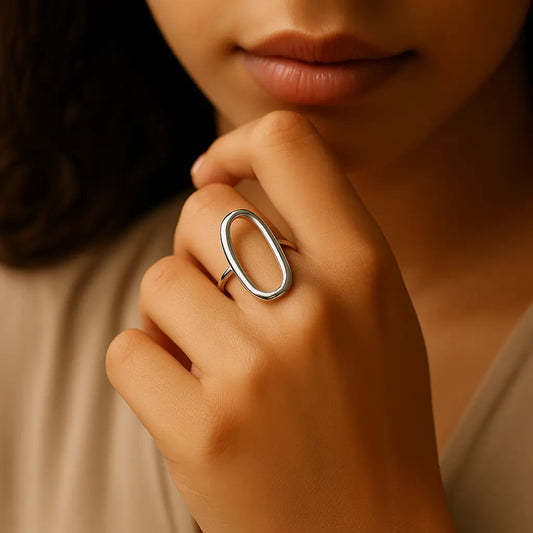 Bague Maëlle- argentée - Harmony & Senteur