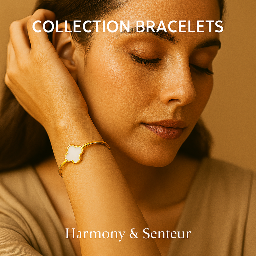 Bracelets & joncs ajustables en acier inoxydable dorés ou argentés Harmony & Senteur