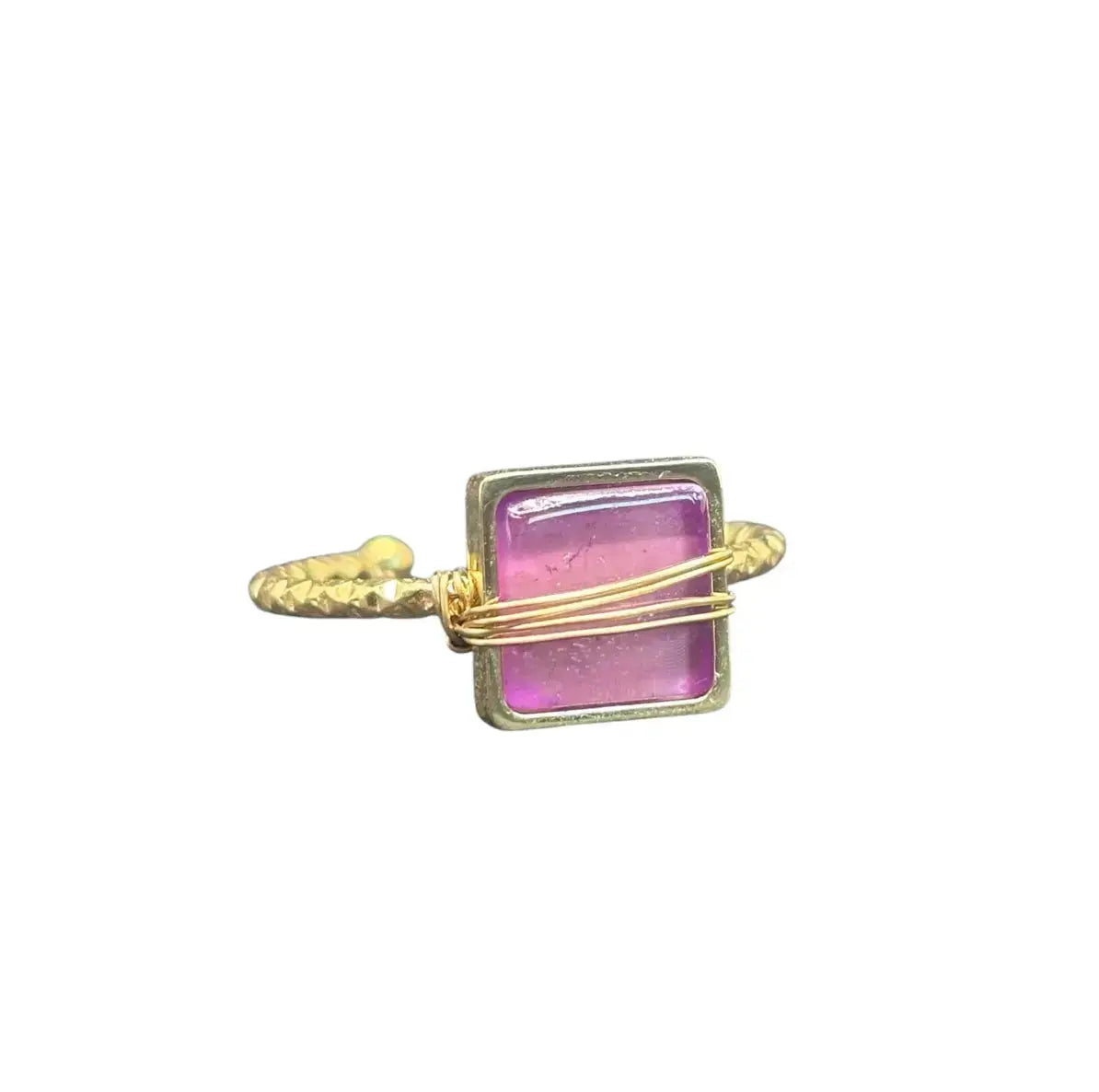 Bague Alana -Quartz rose