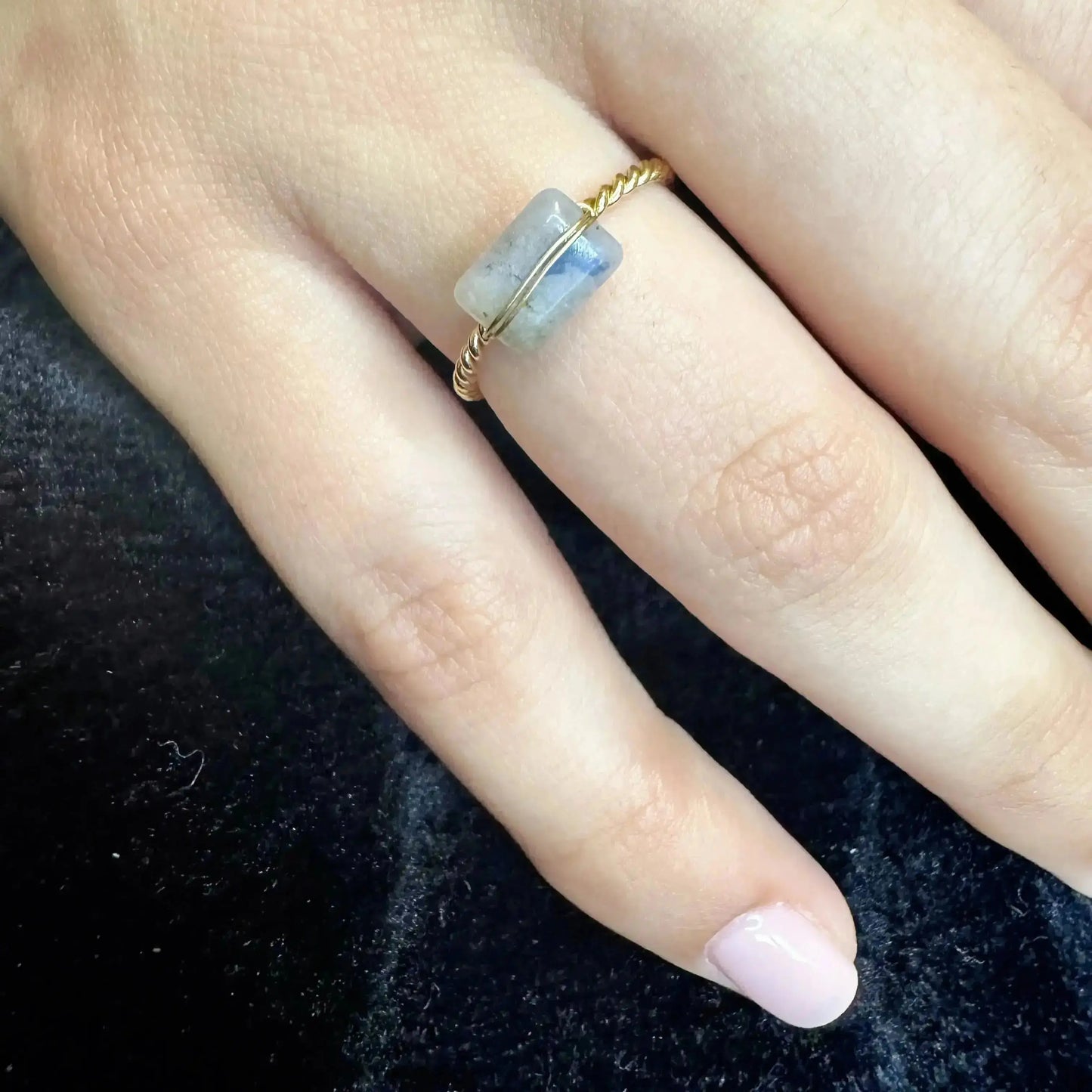 Bague Alana -Labradorite