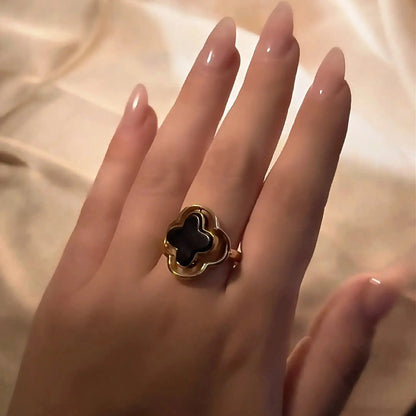 Bague Énigma Noire Harmony & Senteur