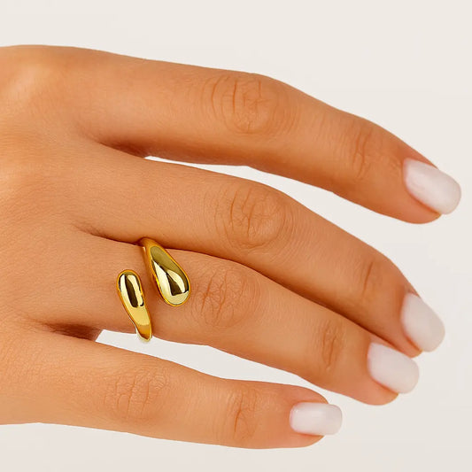 Bague Léa-dorée ou argentée - Harmony & Senteur