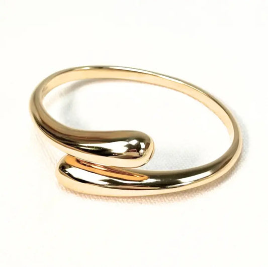 Bracelet Léa – doré, design goutte - Harmony & Senteur