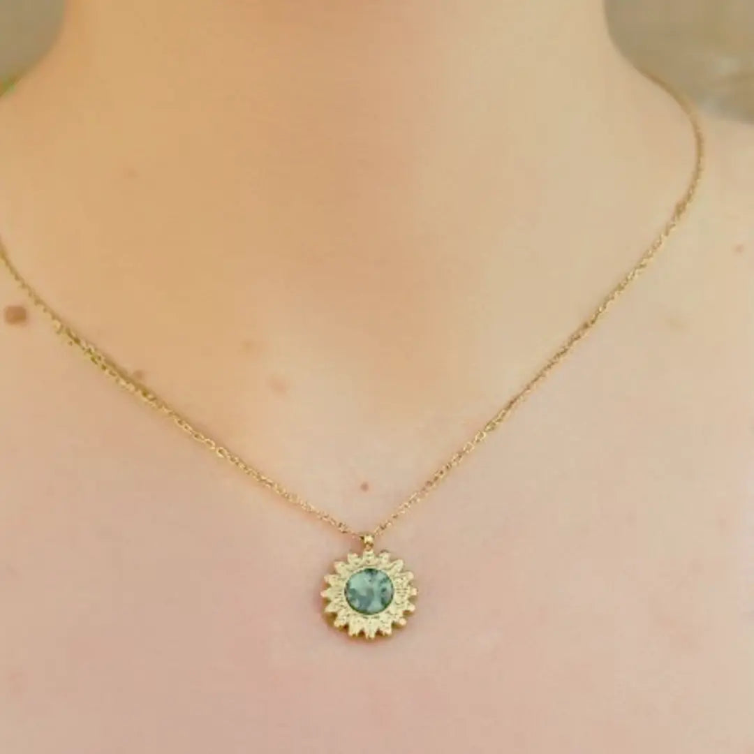 Collier Éclat Solaire - Pierres naturelles - Harmony & Senteur