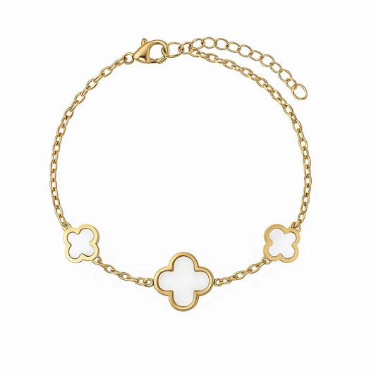 Bracelet Trèfle Éclat Nacré Harmony & Senteur