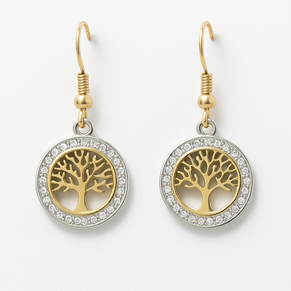 Boucles d'oreilles Arbre de vie
