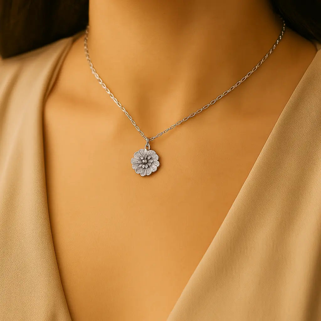 Collier argenté Alia - Harmony & Senteur