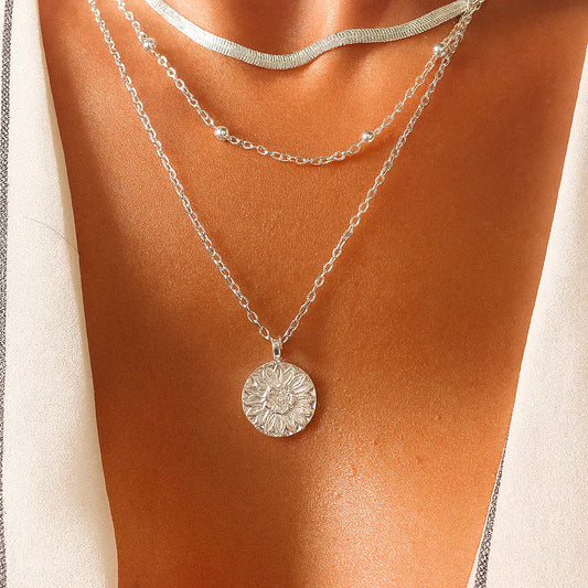 Collier Trio Lumière en argent 925