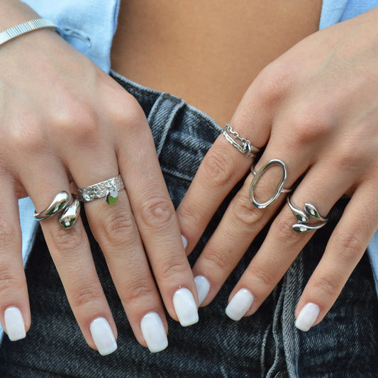 Bague Liora-argentée - Harmony & Senteur