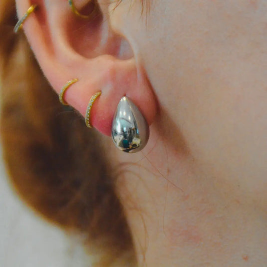 Boucles d'oreilles  Élise-argentées - Harmony & Senteur