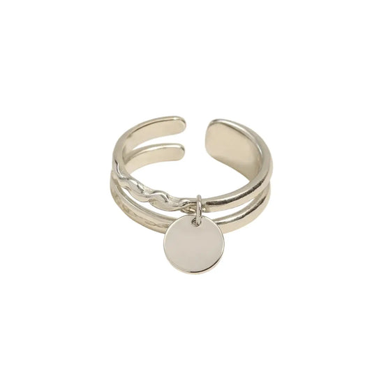 Bague Liora-argentée Harmony & Senteur