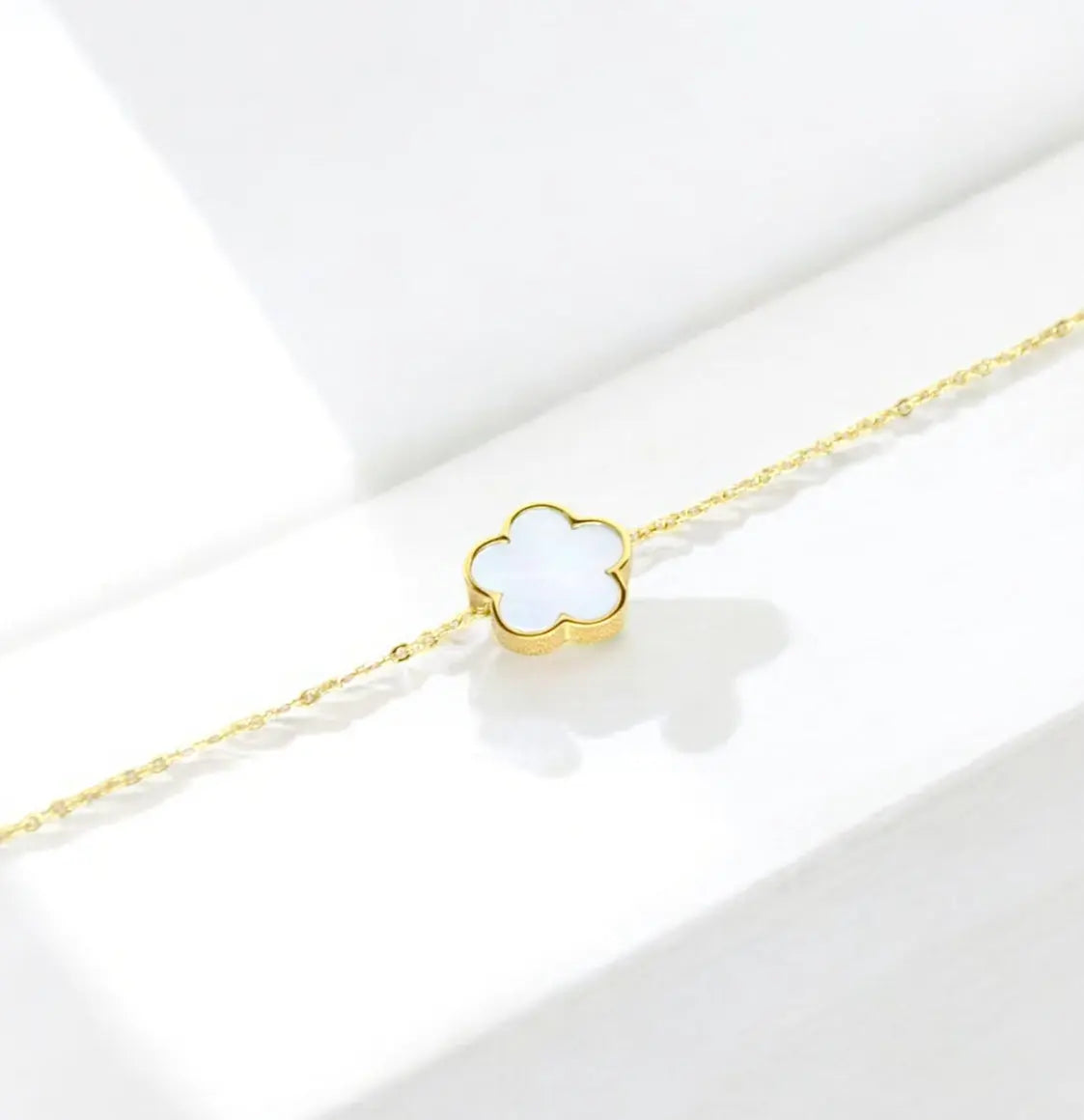 Bracelet Trèfle Nacré - Souple - Harmony & Senteur