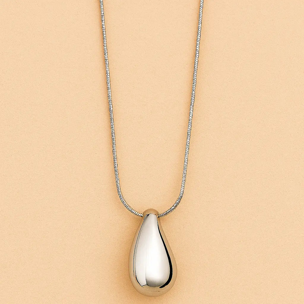 Collier Goutte d'éclat  –doré ou argenté Harmony & Senteur