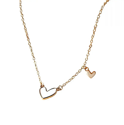 Collier coeur Doux Lien-BIjou en acier inoxydable doré Harmony & Senteur
