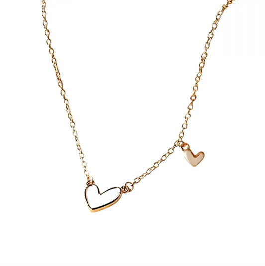 Collier coeur Doux Lien-BIjou en acier inoxydable doré Harmony & Senteur