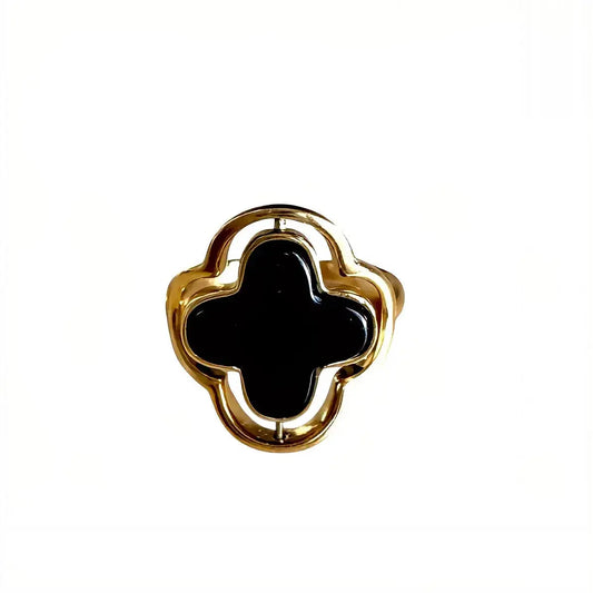 Bague Énigma Noire Harmony & Senteur